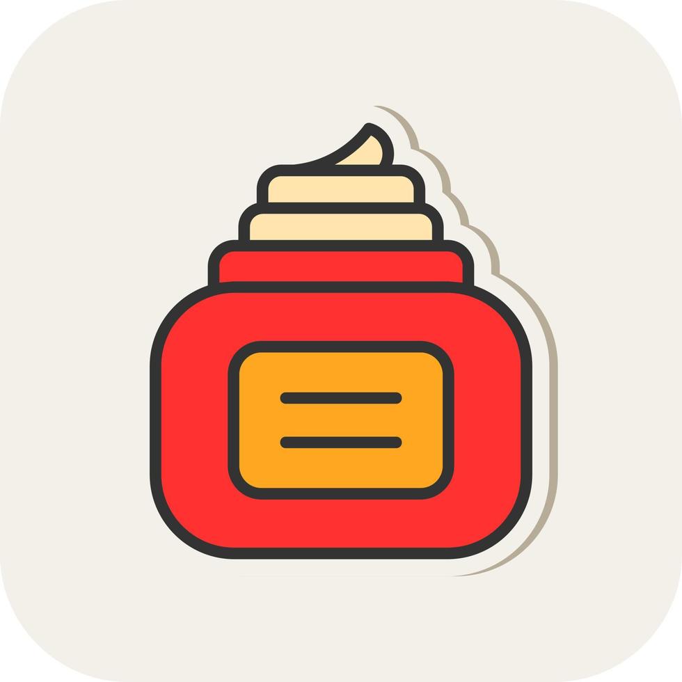 Cream Vector Icon Design