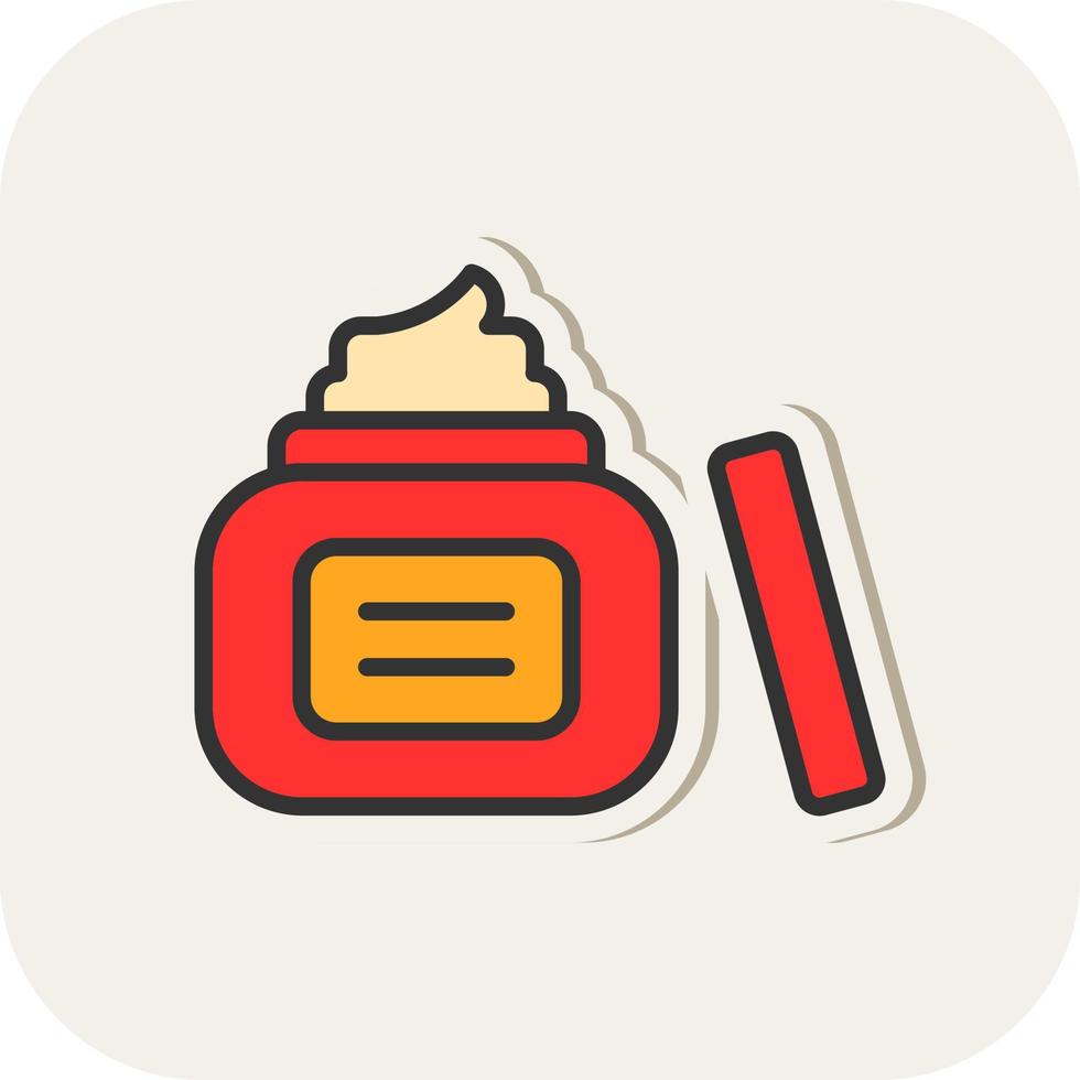 Night Cream Vector Icon Design