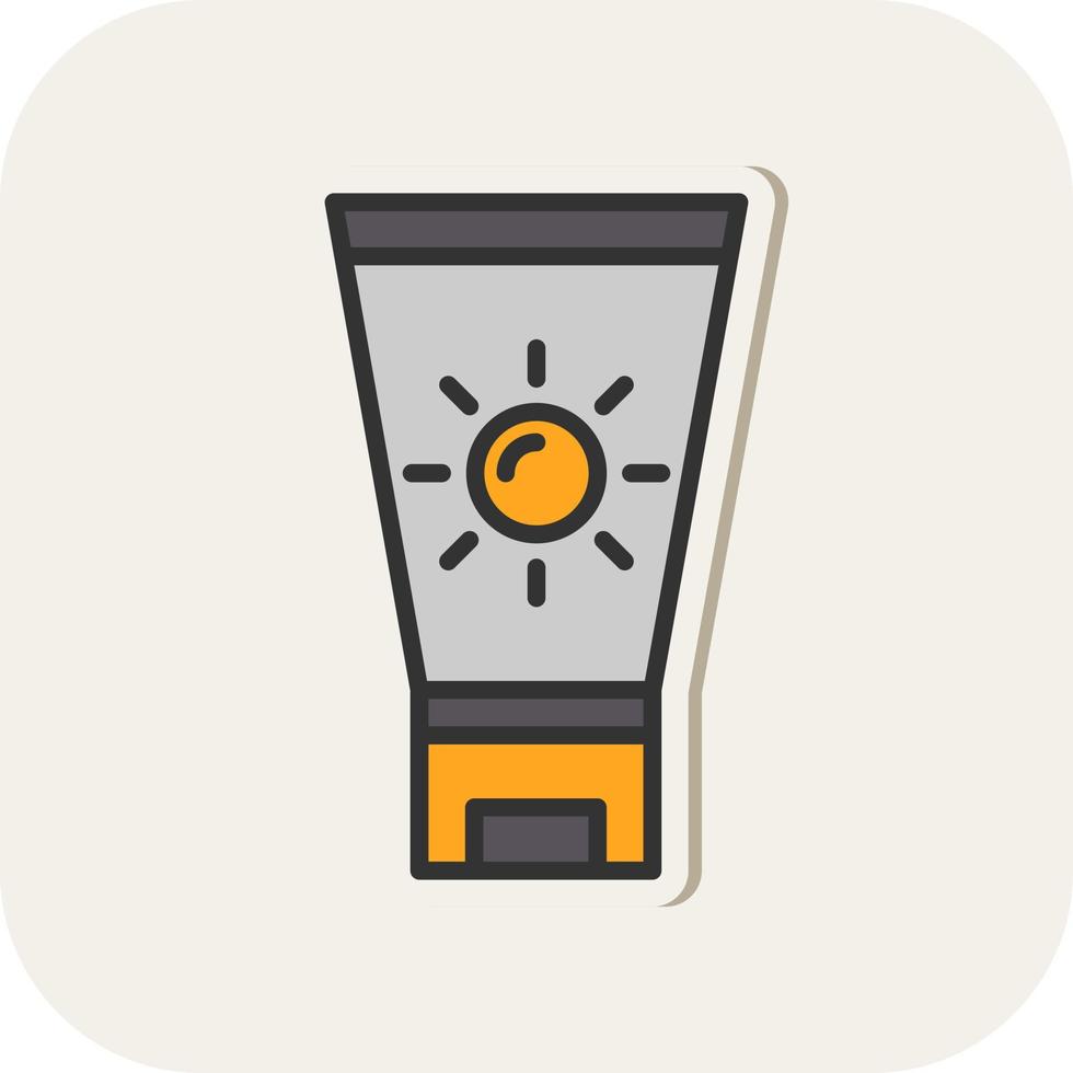 Suncream Vector Icon Design