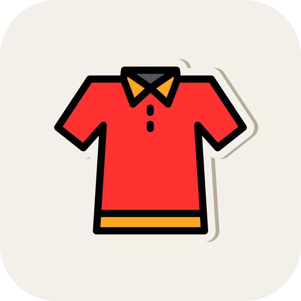 Polo Shirt Vector Icon Design