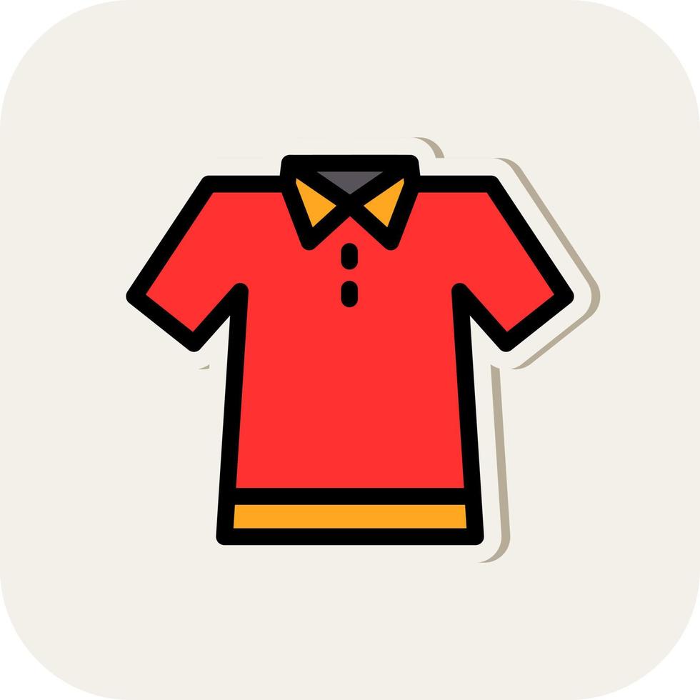 Polo Shirt Vector Icon Design