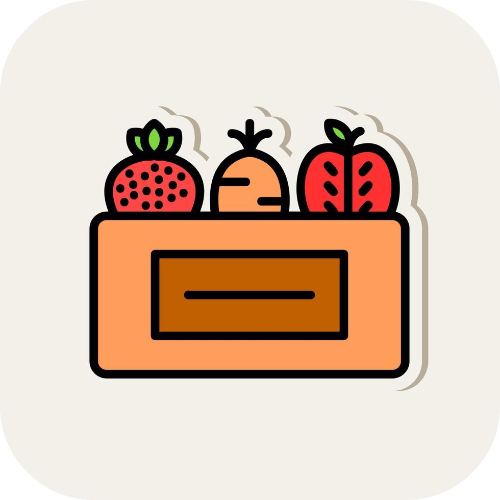 Healthy Food Vector Icon Design