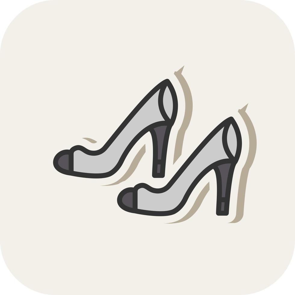 High Heels Vector Icon Design