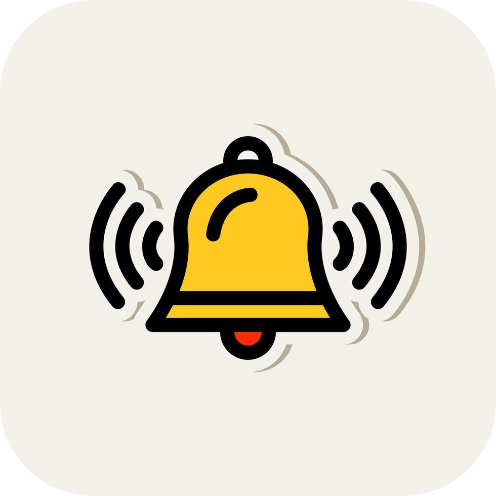 Ring Bell Vector Icon Design