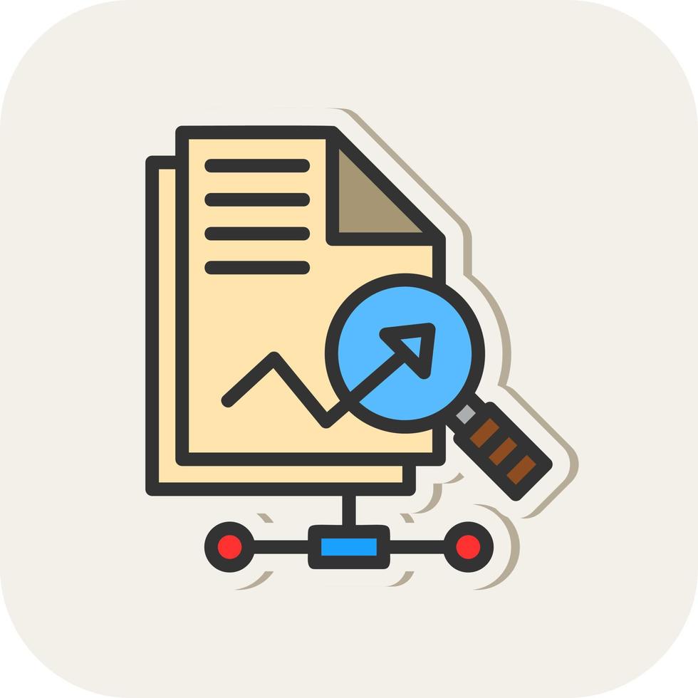 Diagnostic Analytics Vector Icon Design