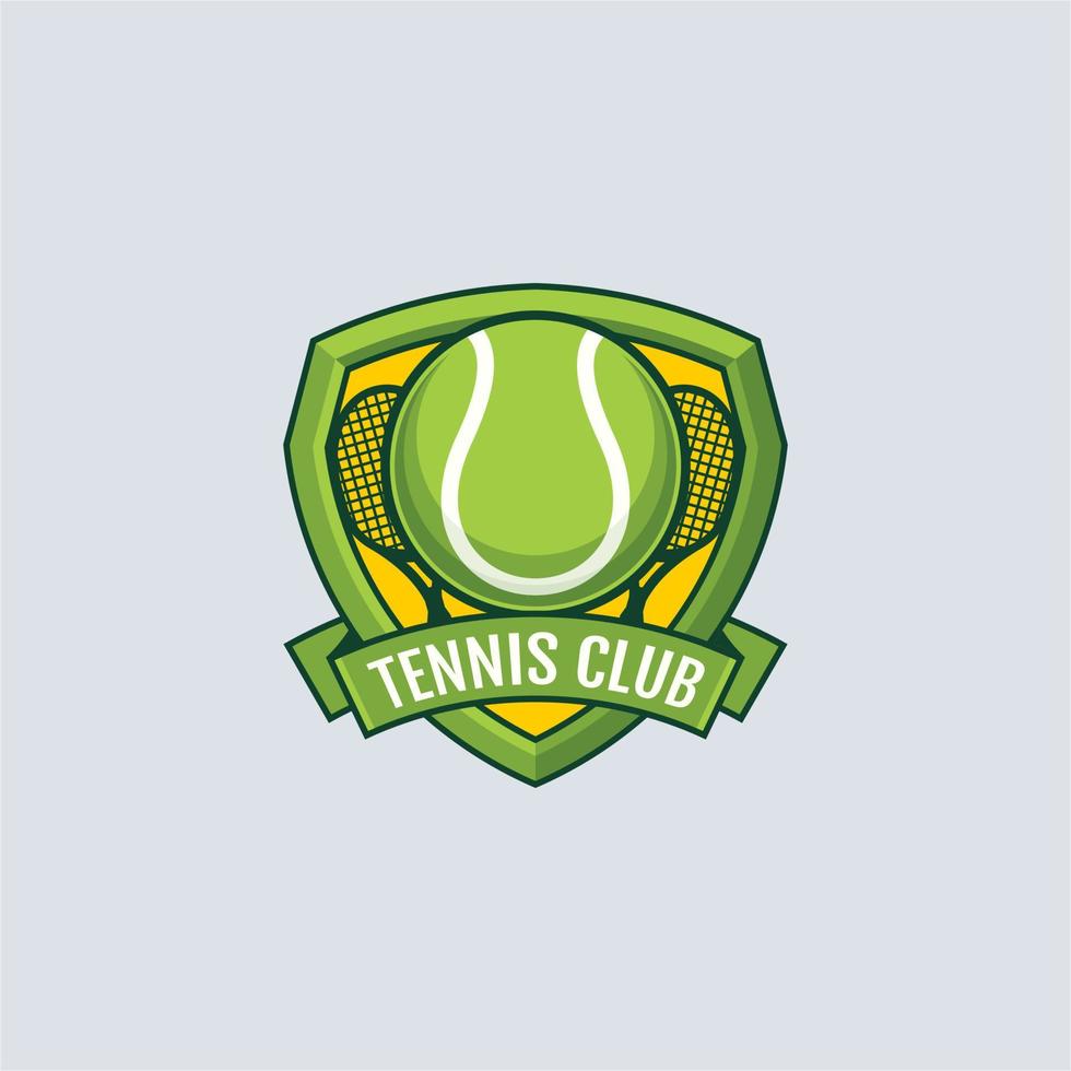 tenis deporte emblema logo vector