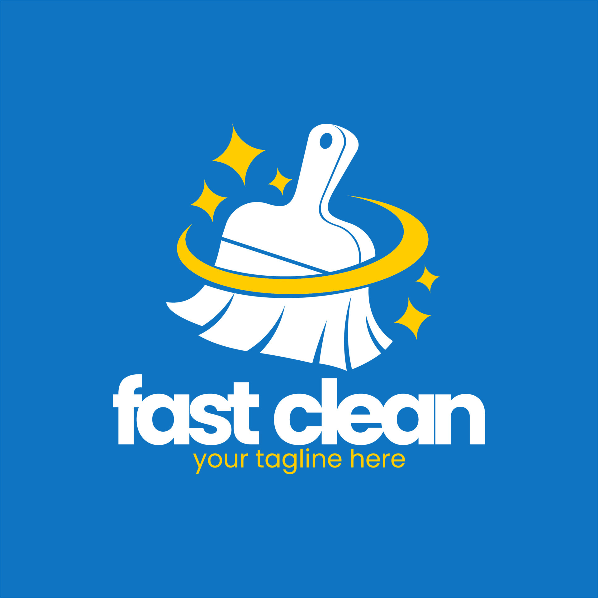 cleaning brush emblem logo 21314506 Vector Art at Vecteezy