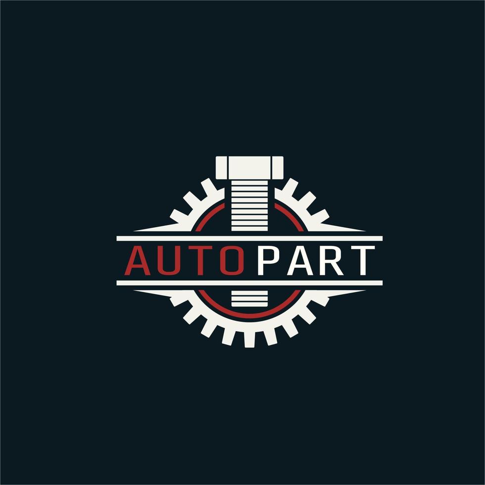 bolt workshop emblem logo vector