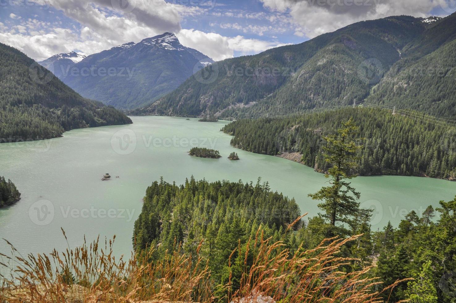 Diablo Lake in North Cascades National Park photo