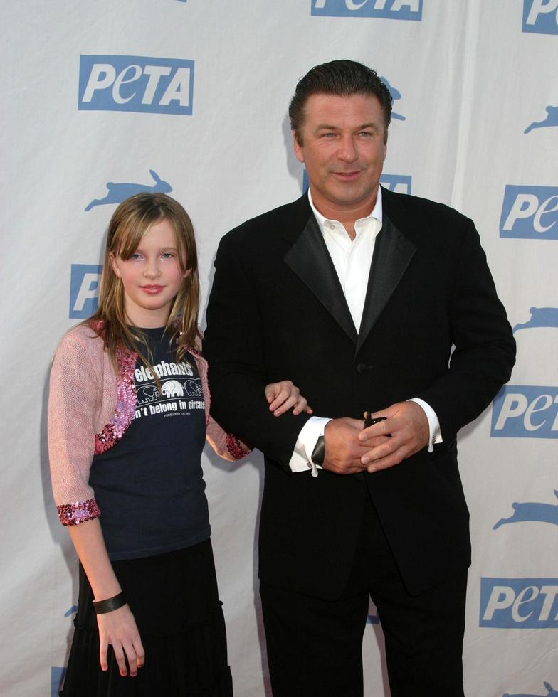 Alec Baldwin and Ireland Baldwin DaguhterPETA 25TH ANNIVERSARY GALAParamount StudiosLos Angeles CASeptember 10 20052005 photo