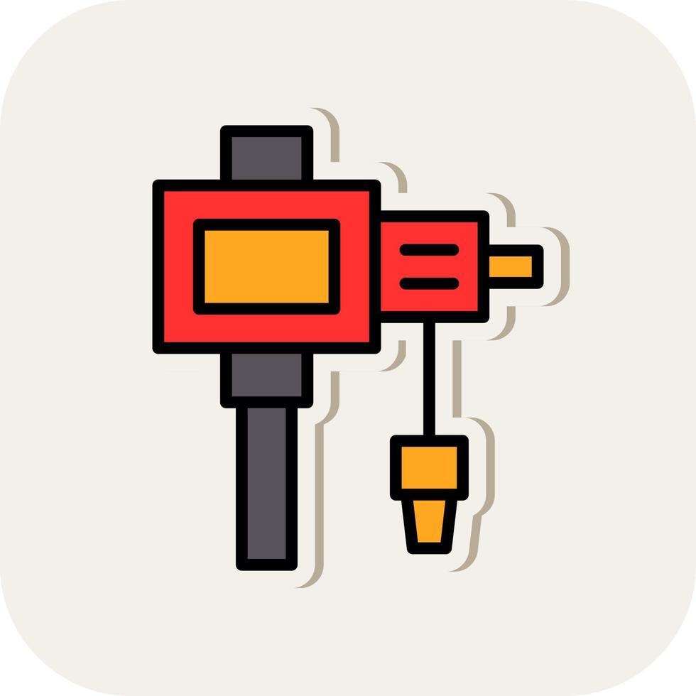 Colonoscopy Vector Icon Design