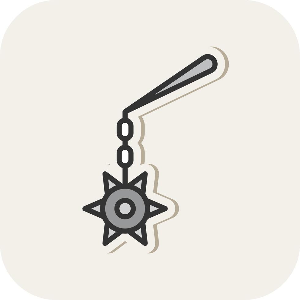 Mace Vector Icon Design