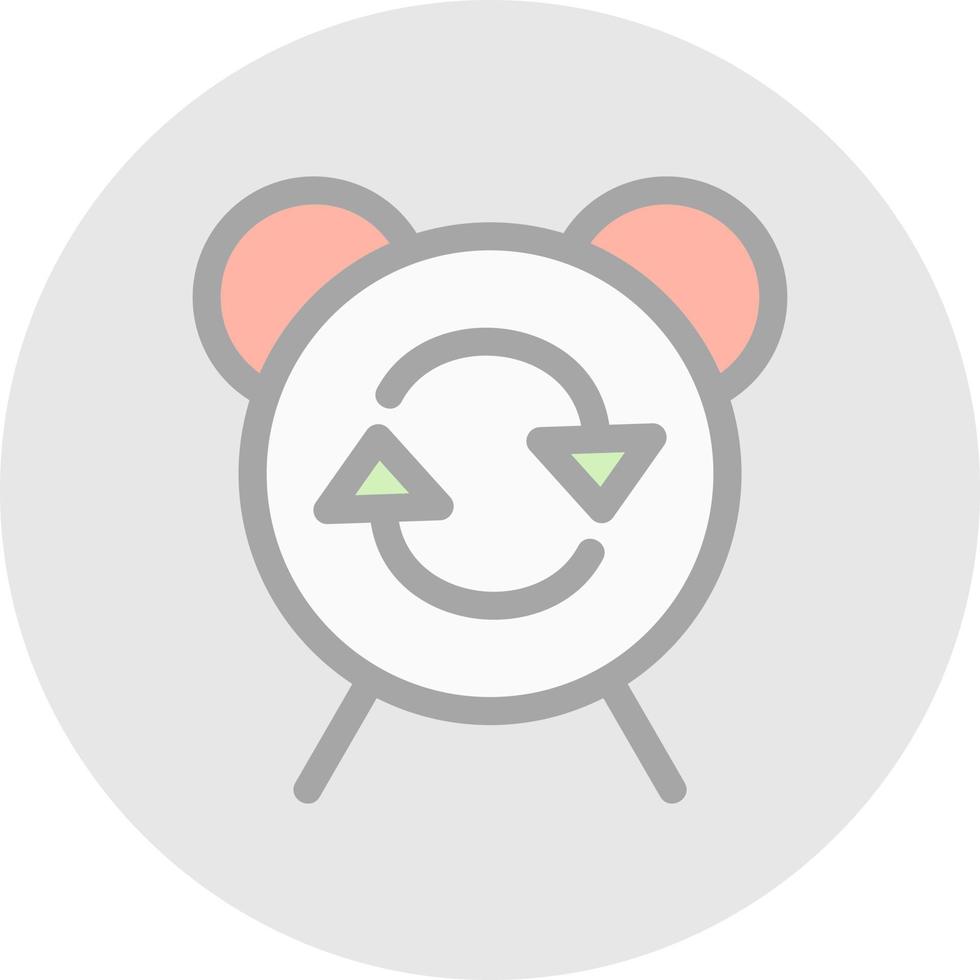 Alarm Repeat Vector Icon Design