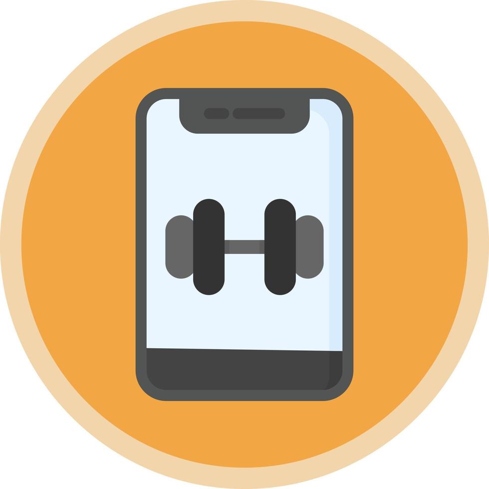 Weight Lifting Vector Icon Design