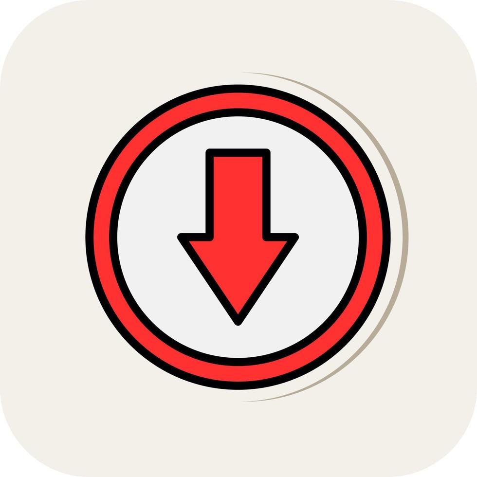 Low Priority Vector Icon Design