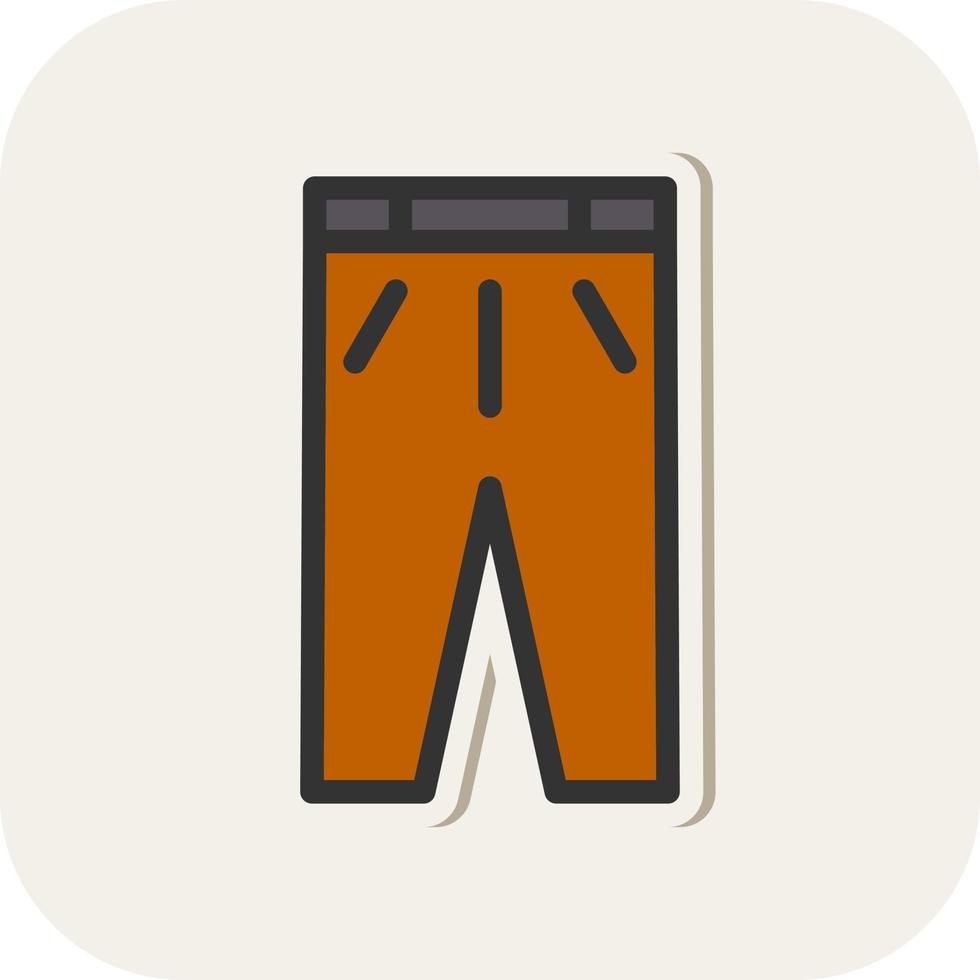 diseño de icono de vector de pantalones