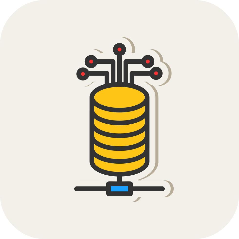 Big Data Vector Icon Design