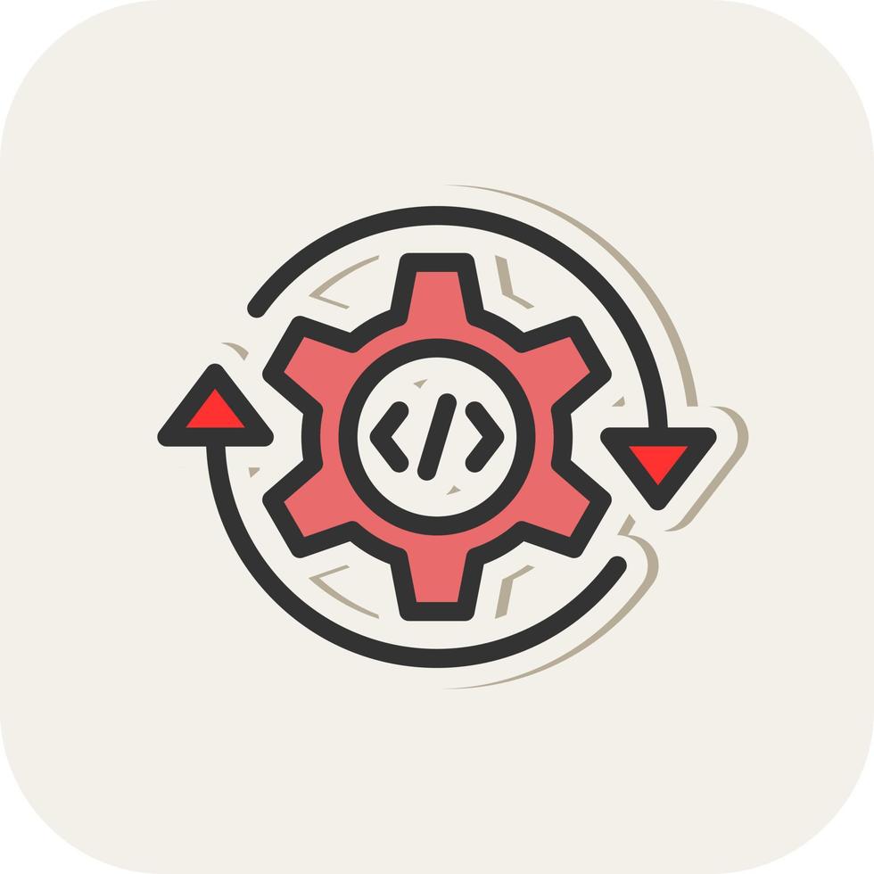 Continuous Integration Vector Icon Design