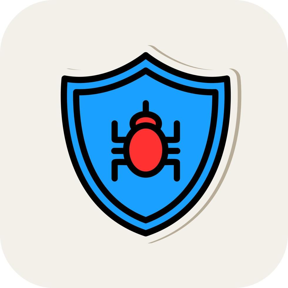 diseño de icono de vector antivirus