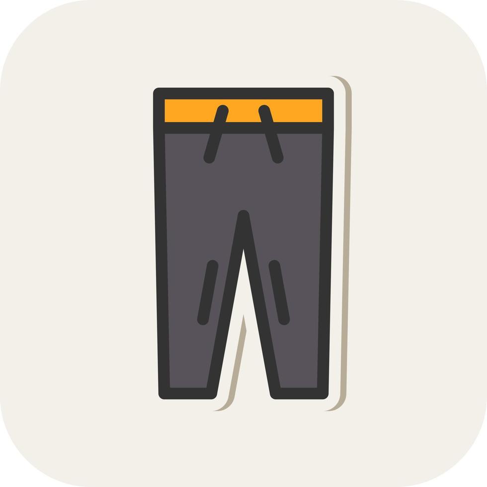 diseño de icono de vector de pantalones