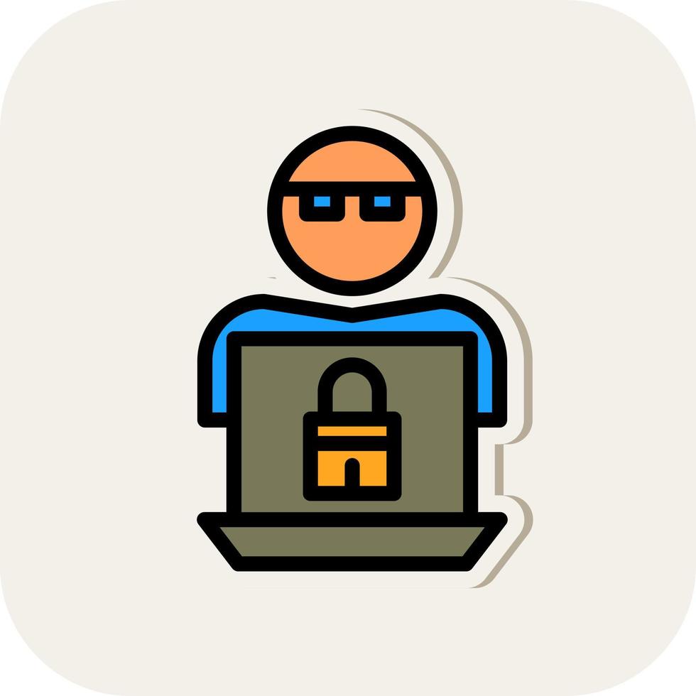 Cyber Attack Vector Icon Design