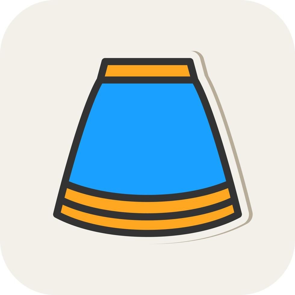Skirt Vector Icon Design