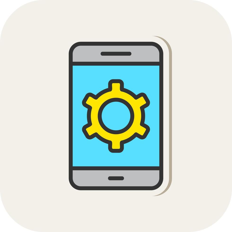 Application Setting Vector Icon Design