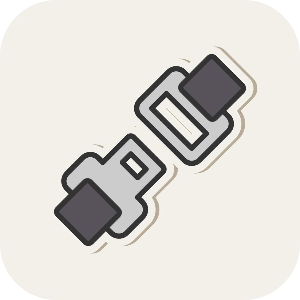 Safety Belt Vector Icon Design