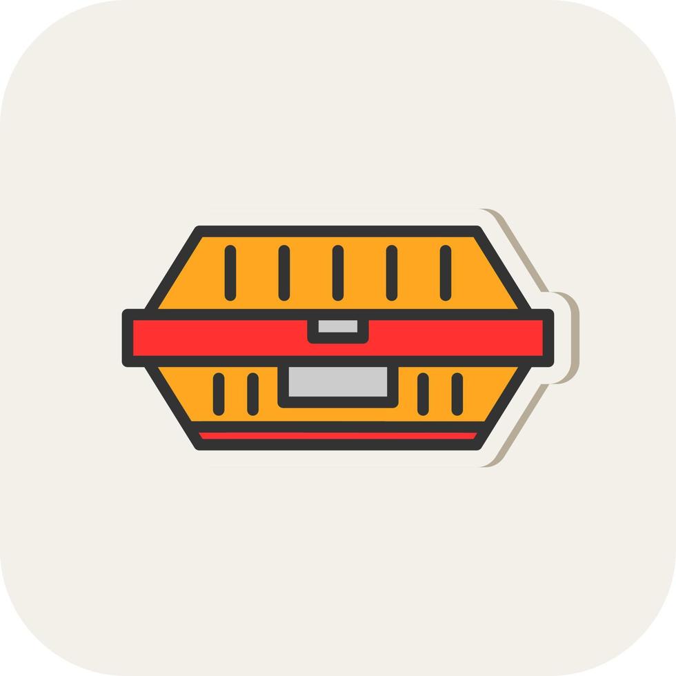 Food Container Vector Icon Design