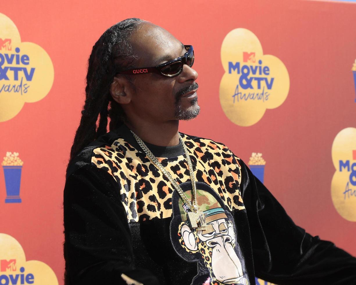 LOS ANGELES  JUN 5  Snoop Dogg at the 2022 MTV Movie and TV Awards at Barker Hanger on June 5 2022 in Santa Monica CA photo