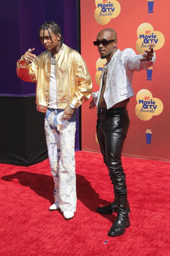 LOS ANGELES  JUN 5  Swae Lee and Slim Jxmmi of Rae Sremmurd at the 2022 MTV Movie and TV Awards at Barker Hanger on June 5 2022 in Santa Monica CA photo