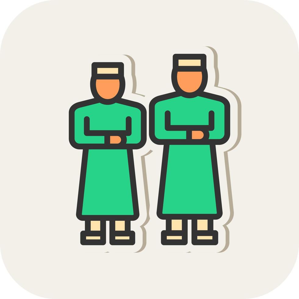 Friday Prayer Vector Icon Design