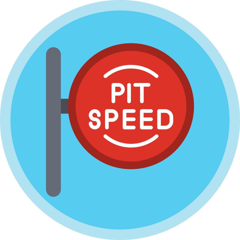 Pit Stop Vector Icon Design