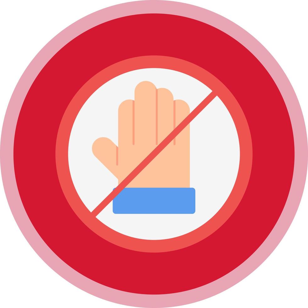Hand Off Vector Icon Design