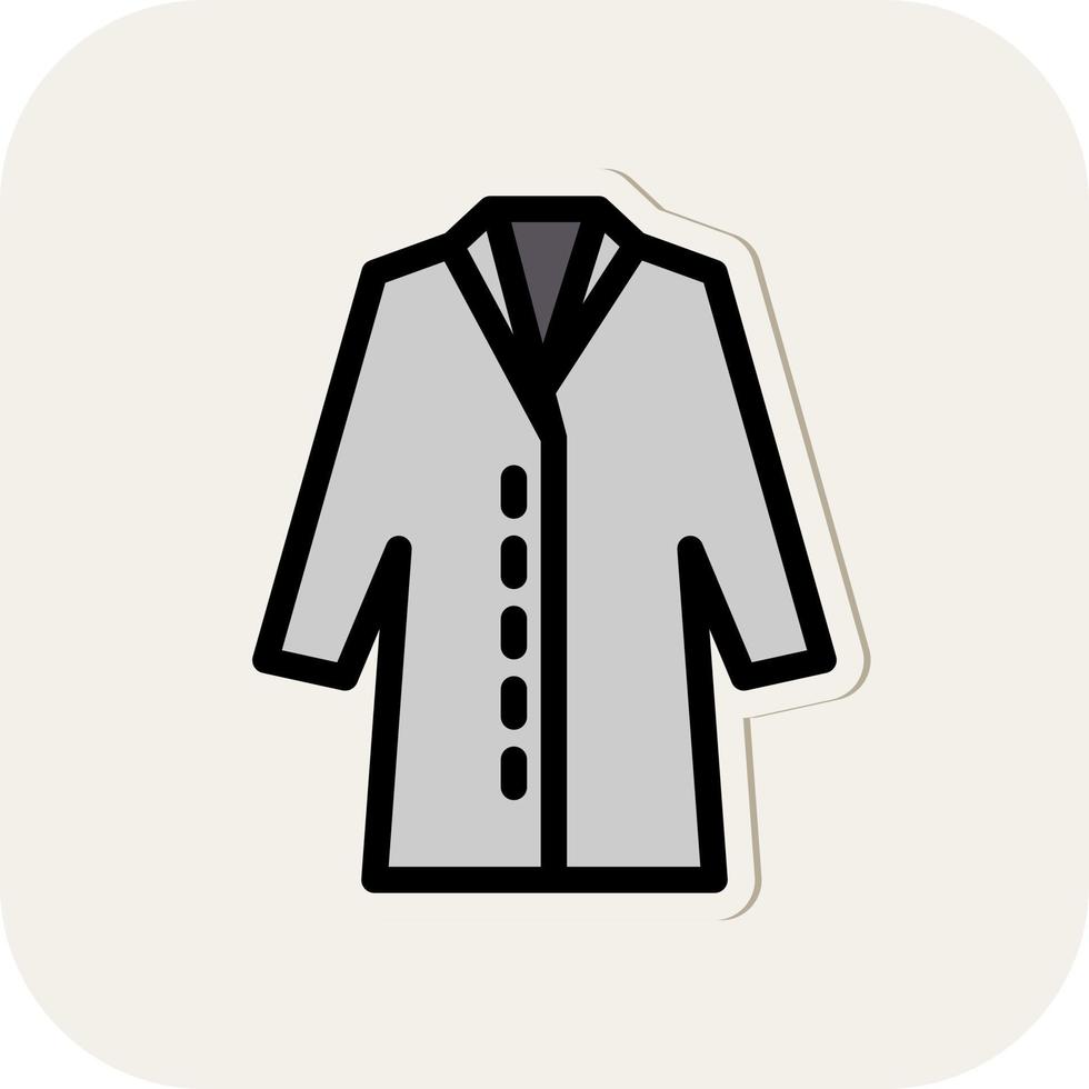 Lab Coat Vector Icon Design