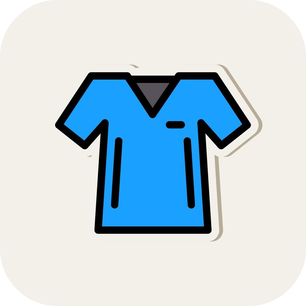 V Neck Shirt Vector Icon Design