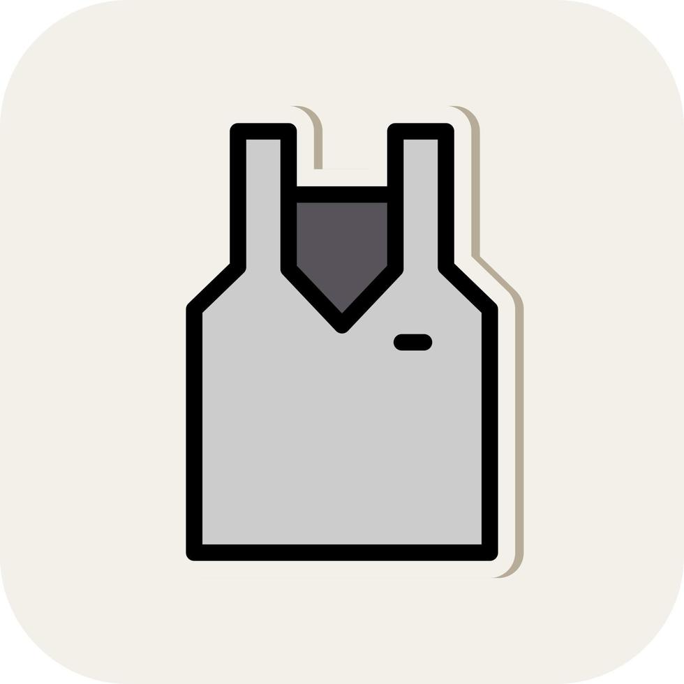 Tank Top Vector Icon Design