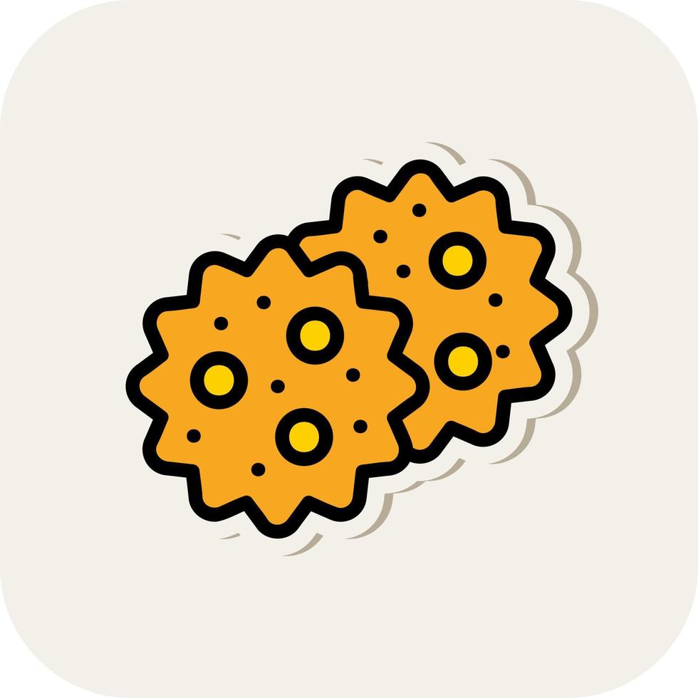 Cookie Vector Icon Design