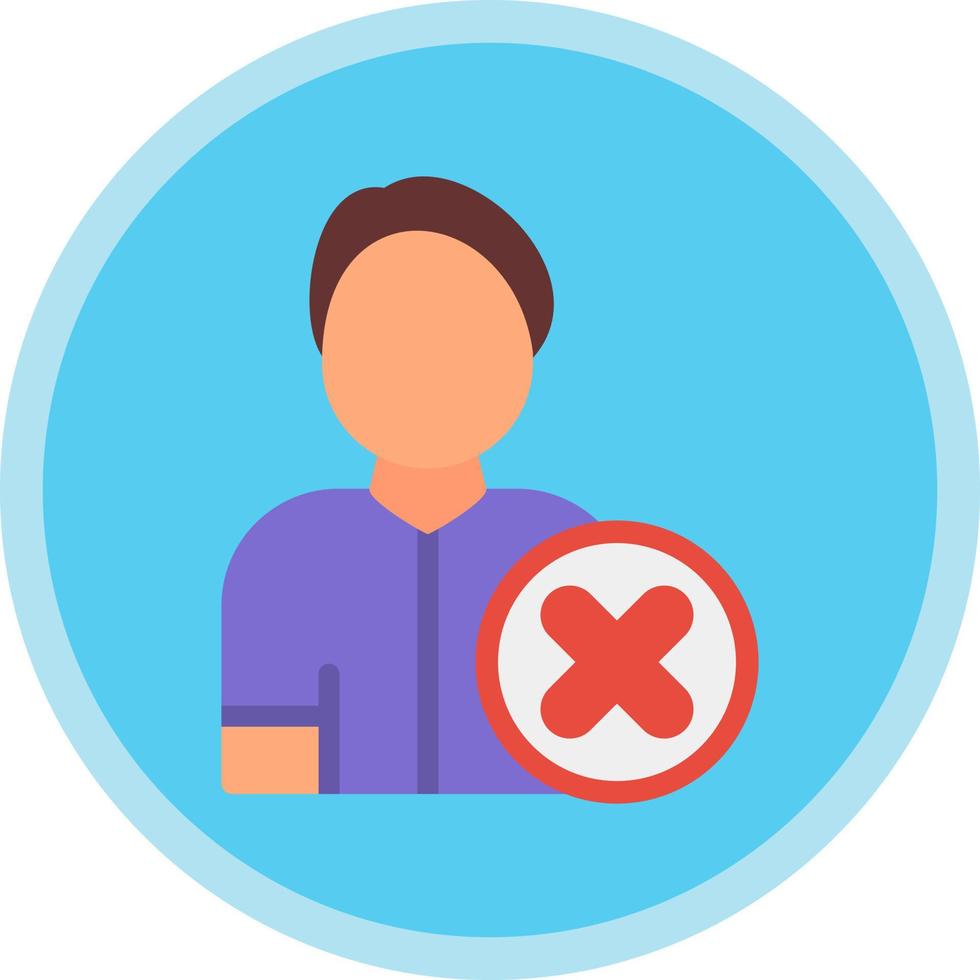 Disqualified Vector Icon Design