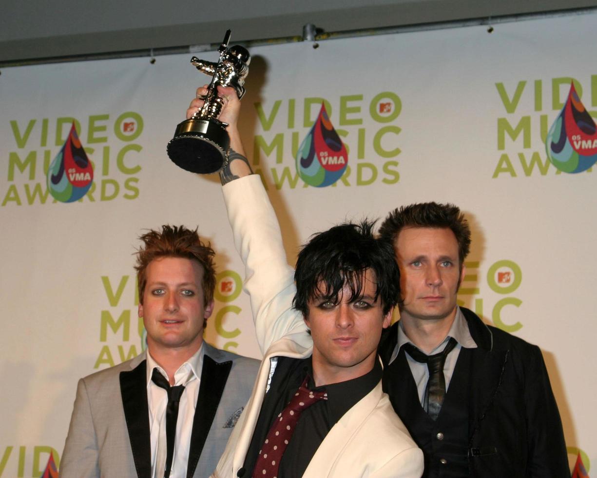 Green Dayin press roomMTV Video Music AwardsAmerican Airlines ArenaMiami FLAugust  28 20052005 photo