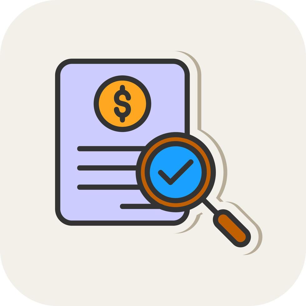 Audit Vector Icon Design