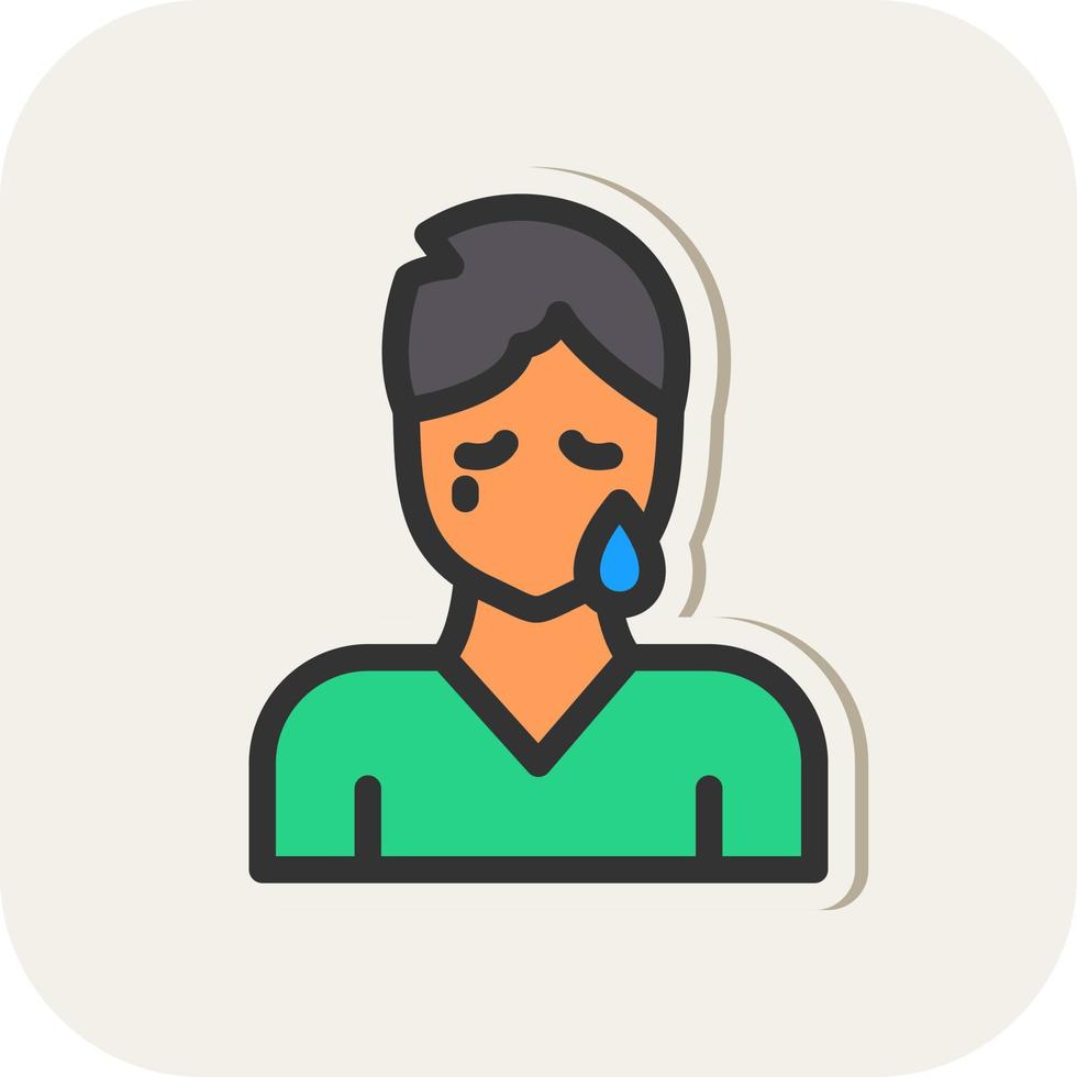 Grief Vector Icon Design