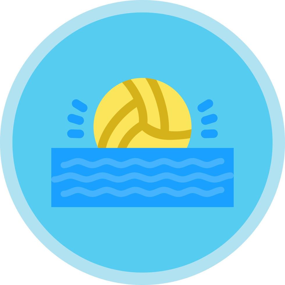 Waterpolo Vector Icon Design