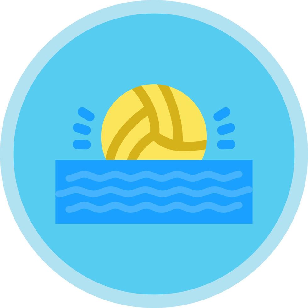 diseño de icono de vector de waterpolo