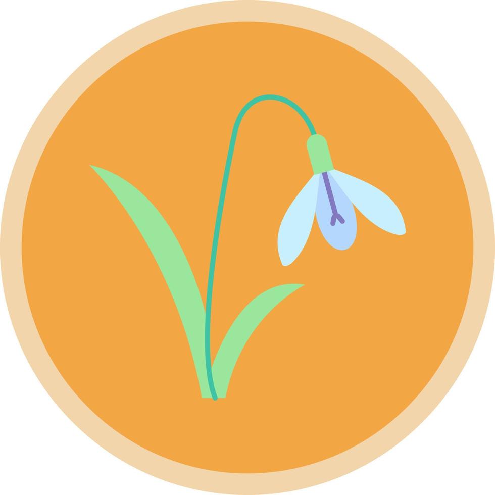 Snowdrop Vector Icon Design