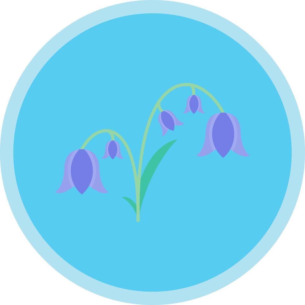 Bluebell Vector Icon Design