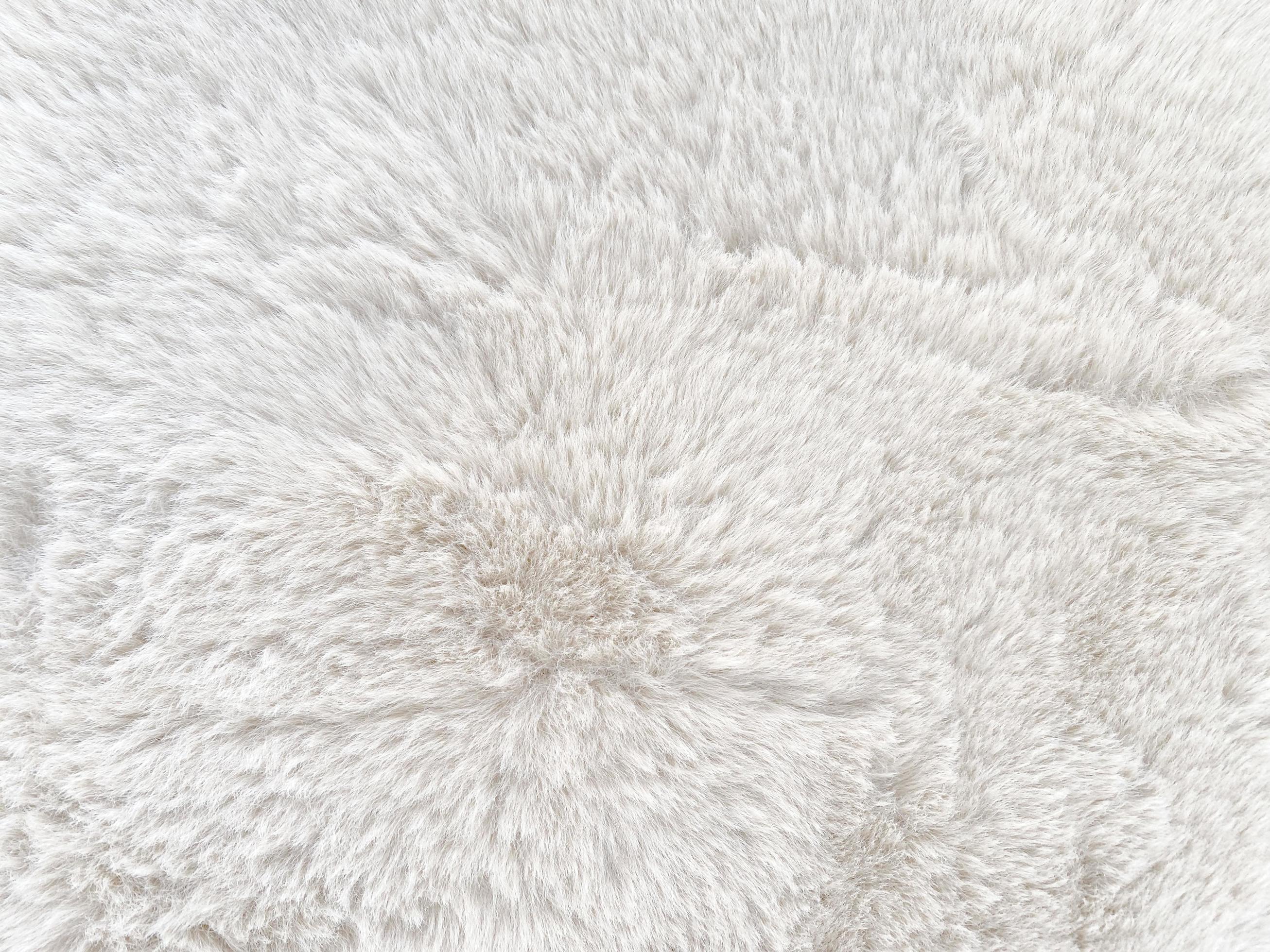 White clean wool texture background. light natural sheep wool