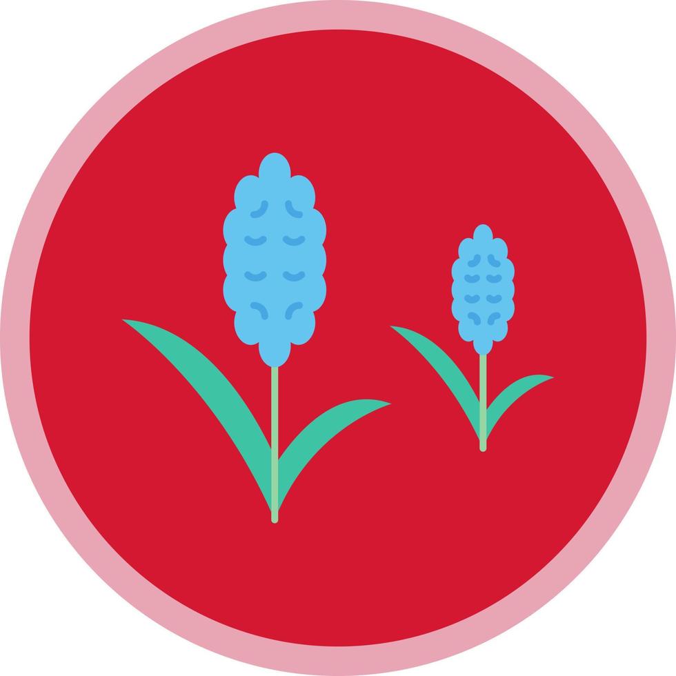 Hyacinth Vector Icon Design