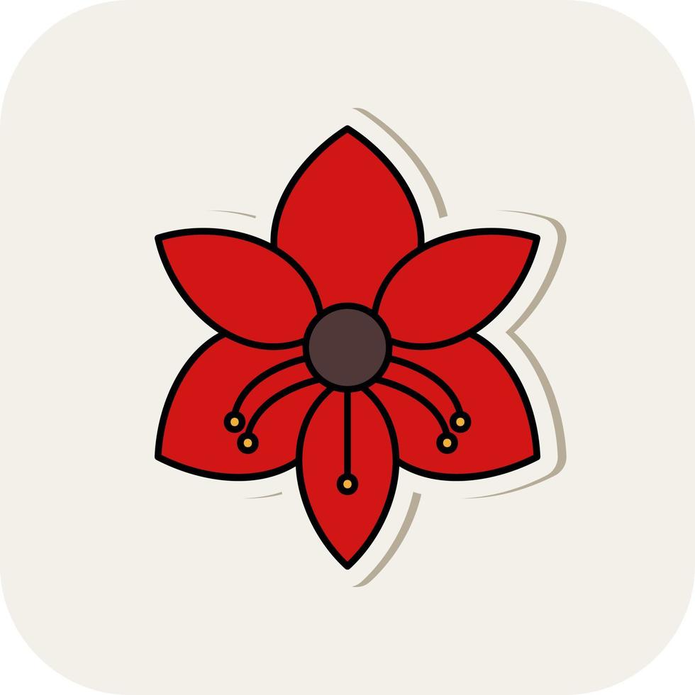 Amaryllis Vector Icon Design