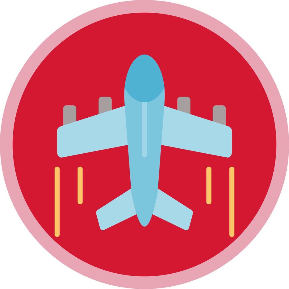 diseño de icono de vector de avión